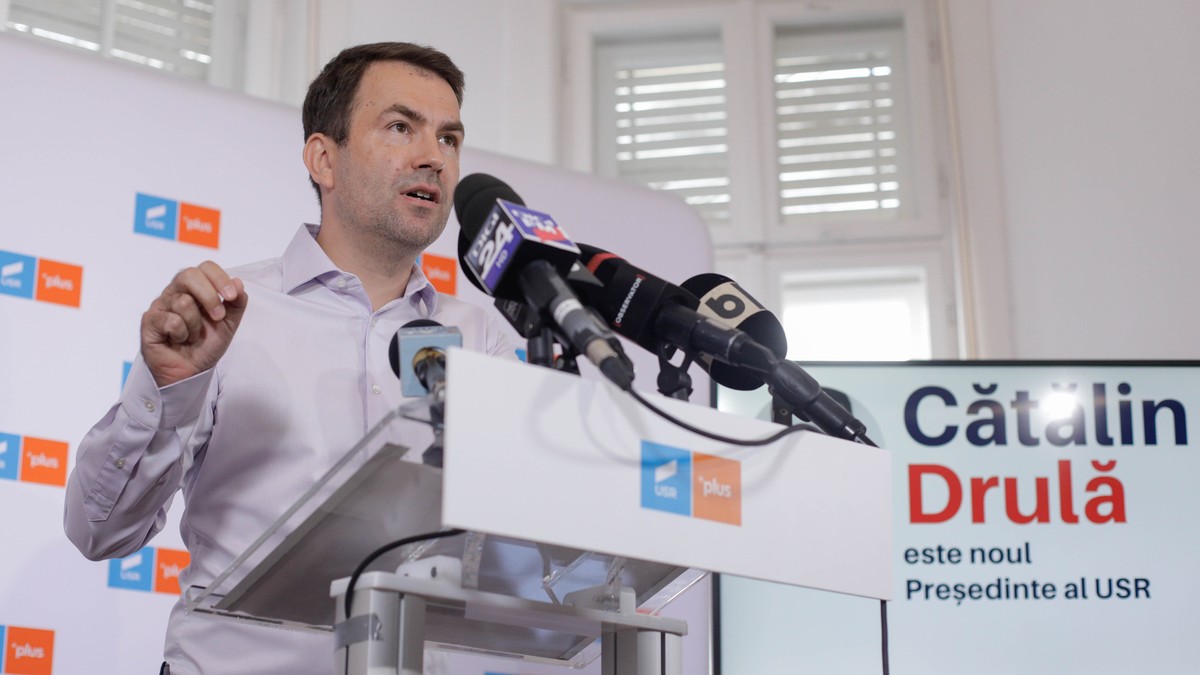 Cătălin Drulă, ales noul președinte USR. Foto: Inquam Photos / George Călin