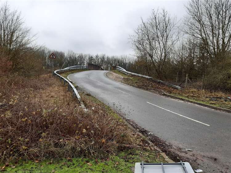 Locul unde a avut loc accidentul. Foto: