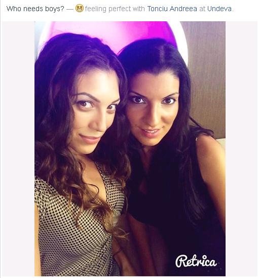 Andreea Tonciu nu are nevoie de bărbaţi. foto: Facebook.com