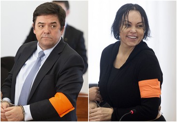 Marian Kucner, oligarh și mogul media și Alena Zsuszova, mâna lui dreaptă | Foto: Hepta