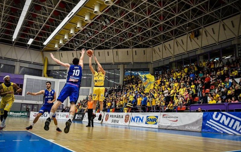 Liga Națională de baschet masculin, etapa a 21-a. Liderul CSU Sibiu a bătut la Dinamo. BC Timișoara a câștigat la Craiova