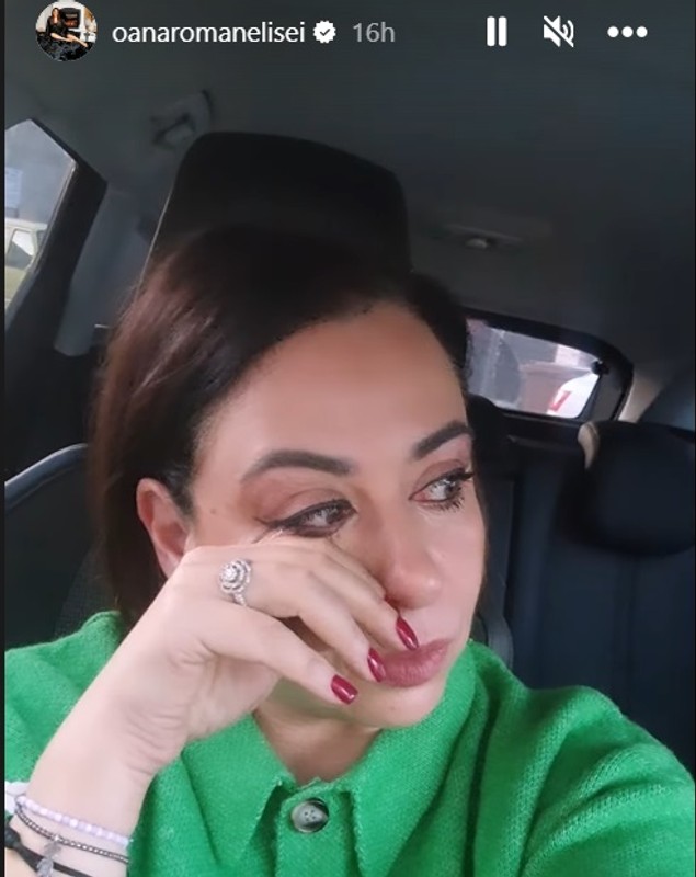 Oana Roman a răbufnit iar la adresa lui Marius Elisei: „Nu mai merită titulatura de părinte”. S-a filmat plângând și a spus prin ce trece