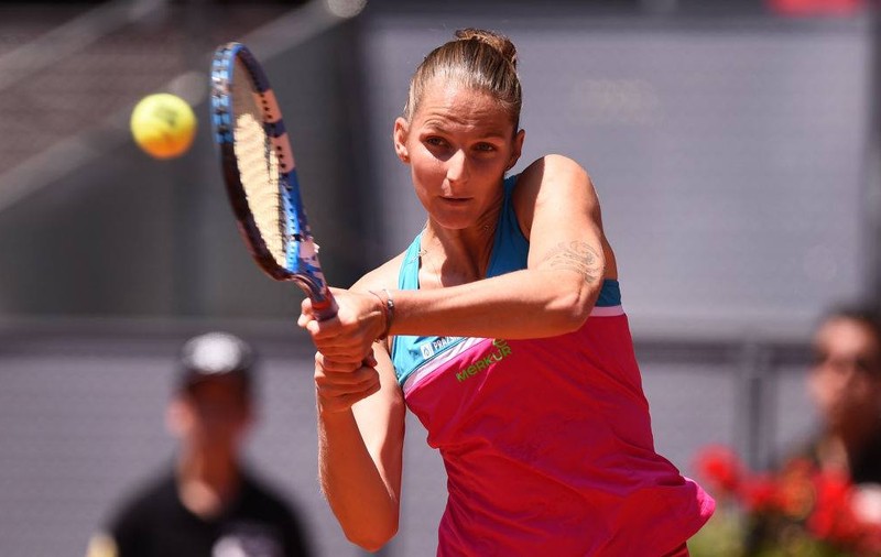 Karolina Pliskova a rupt scaunul arbitrului lovindu-l cu racheta. Scandalul anului în tenis / VIDEO