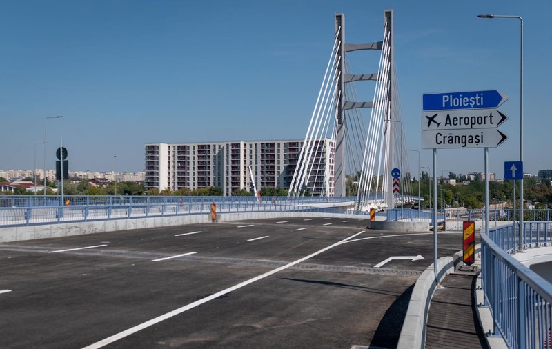 Podul Ciurel se va deschide sâmbătă. Gabriela Firea: "Cea mai mare lucrare de infrastructură realizată în ultimii 30 de ani în Capitală"