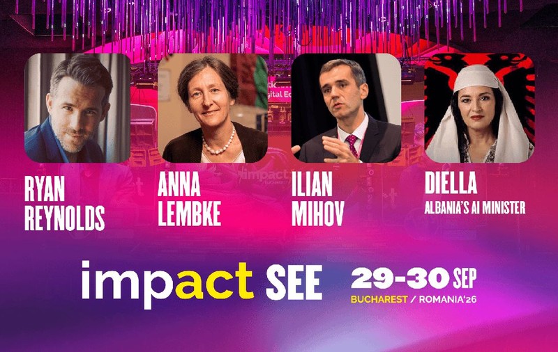 Ryan Reynolds, primul ministru AI din lume și sute de lideri globali vin la București. Ce este Impact SEE 2026