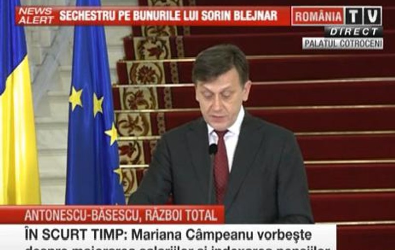 Crin Antonescu, război TOTAL cu Băsescu. Primele declarații de la întâlnirea cu FMI  