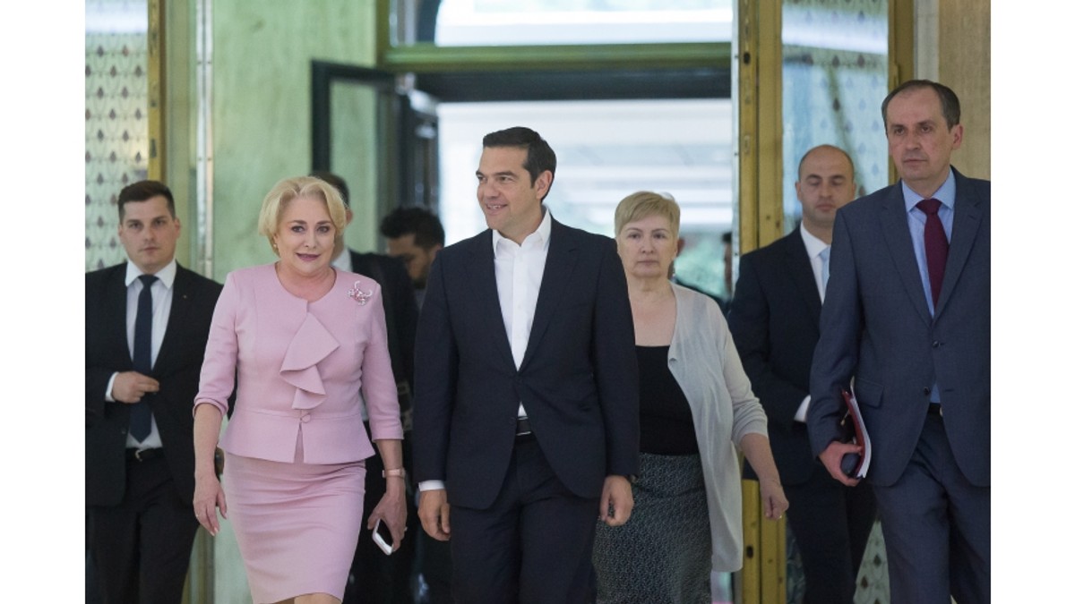 Viorica Dancila si prmeierul Greciei