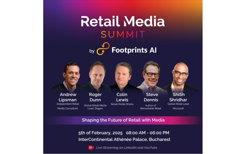 Footprints AI organizează Retail Media Summit 2025, primul eveniment din Europa Centrală și de Est dedicat industriei de Retail Media