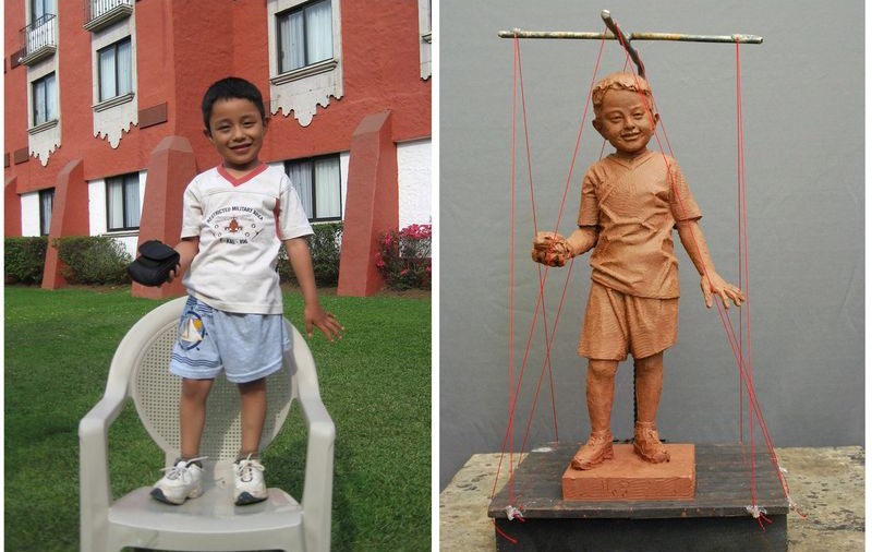 I-au ridicat statuie primului bolnav de gripă porcină