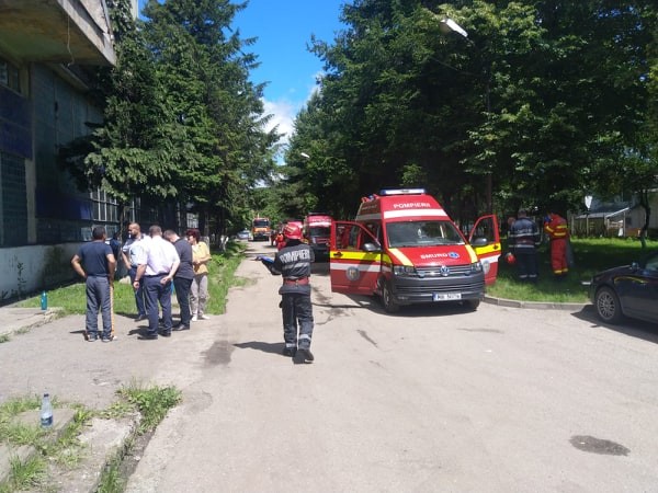 Intervenție la Mina Livezeni| sursa foto ISU Hunedoara