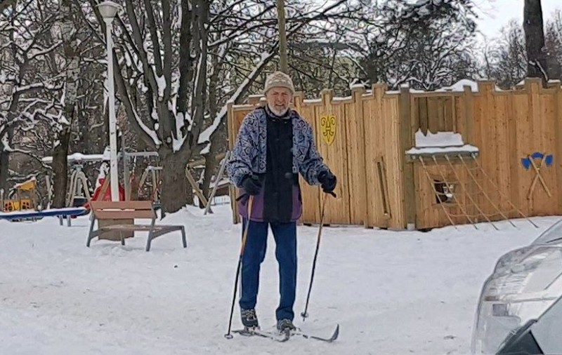 A schiat în parcul Sub Arini din Sibiu FOTO&VIDEO