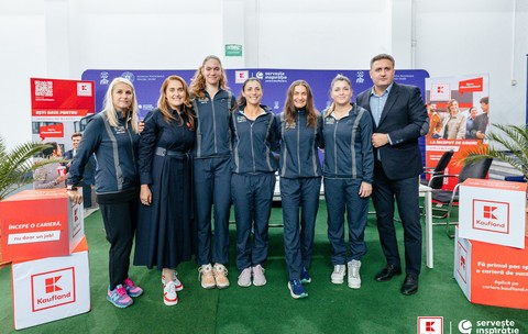 Kaufland România susține echipa României de tenis la Billie Jean King Cup 