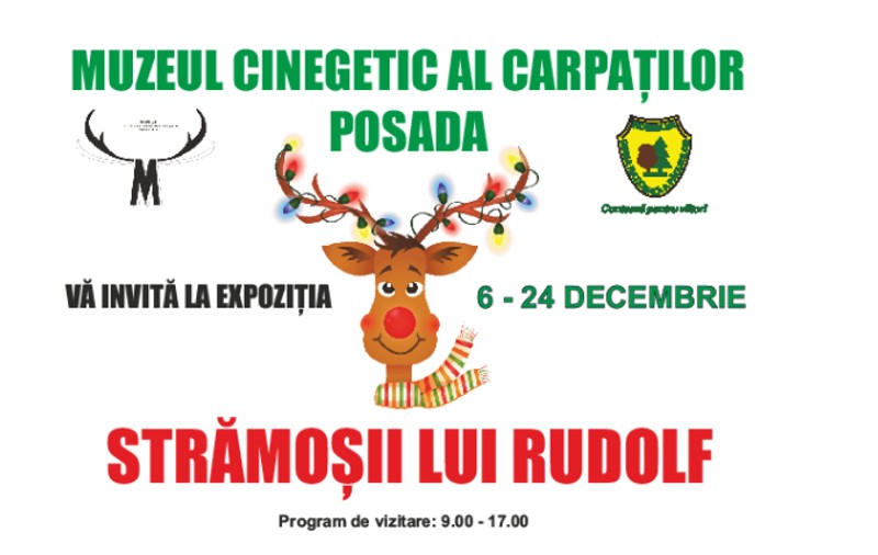 Romsilva vă invită la muzeul cinegetic al Carpaților Posada. Expoziția - strămoșii lui Rudolf: 6-24 decembrie