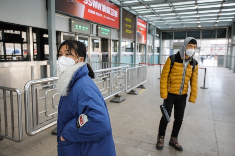 O gară din Beijing aproape goală | Foto: EPA