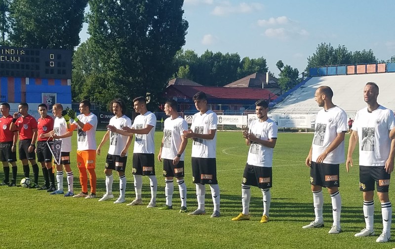 Liga 2, etapa 2. Chindia a învins la limită ”U” Cluj în derby-ul rundei. Oaspeții, omagiu lui Dumitru Fărcaș