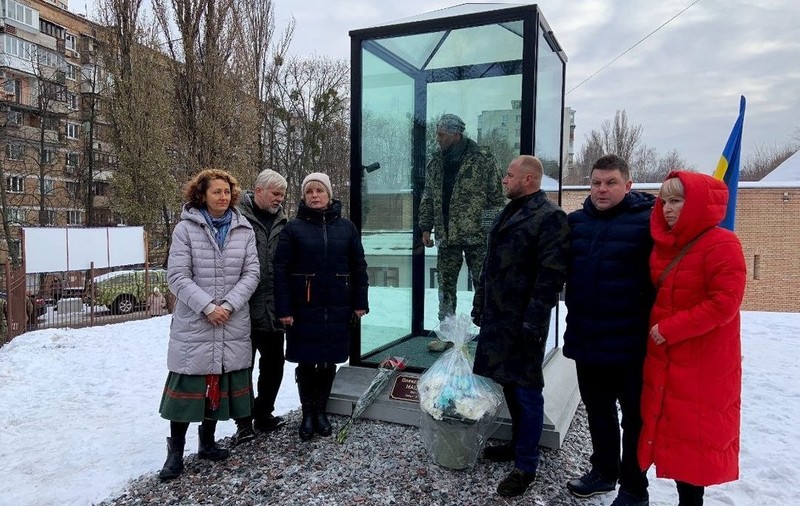 Figura de ceară a soldatului executat de ruși după ce a spus „Glorie Ucrainei” a fost dezvelită la Kiev