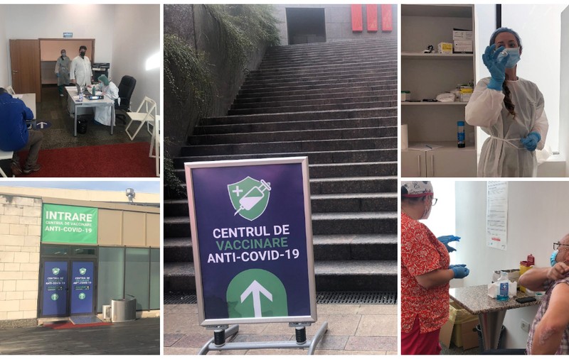 66 de trepte până la vaccinarea anti-COVID, la mallul din Timișoara. „Vreau să pot ieși în lume, să scăpăm de nebunia asta cu toții”!