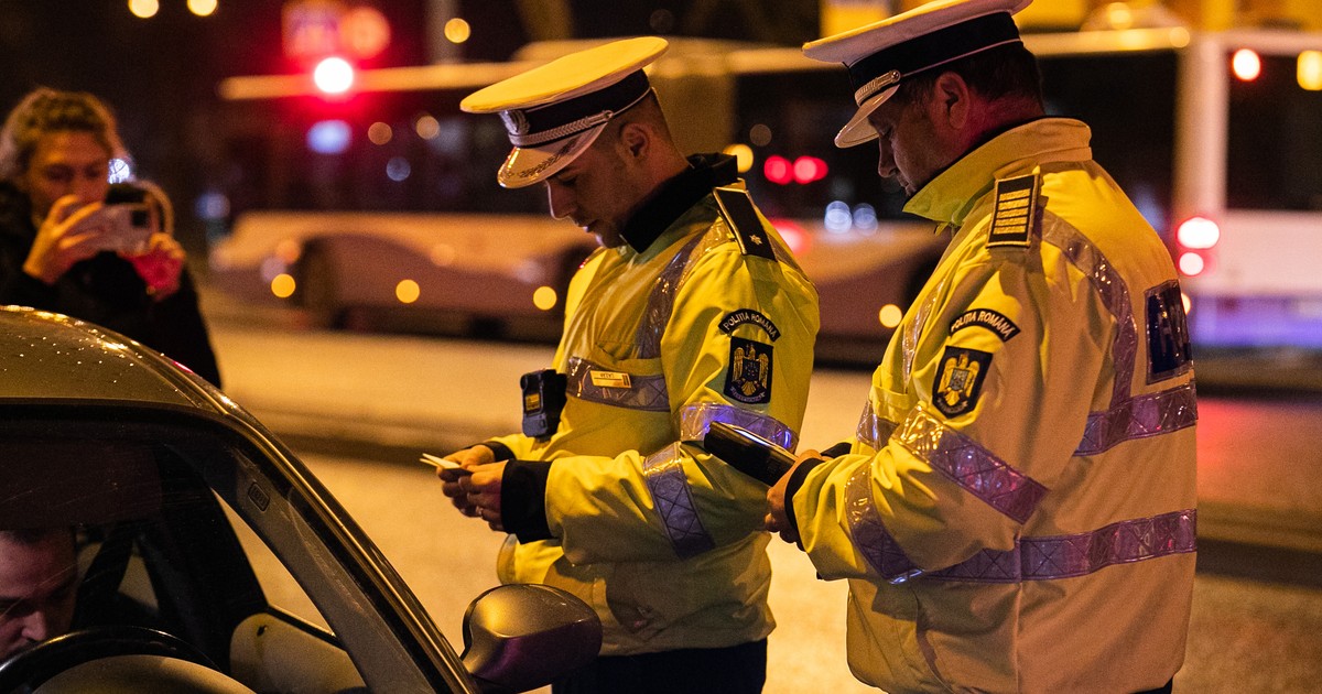 Control în trafic desfășurat de Poliția Rutieră pentru a depista șoferii aflați sub influența drogurilor FOTO Inquam Photos/ Virgil Simonescu.