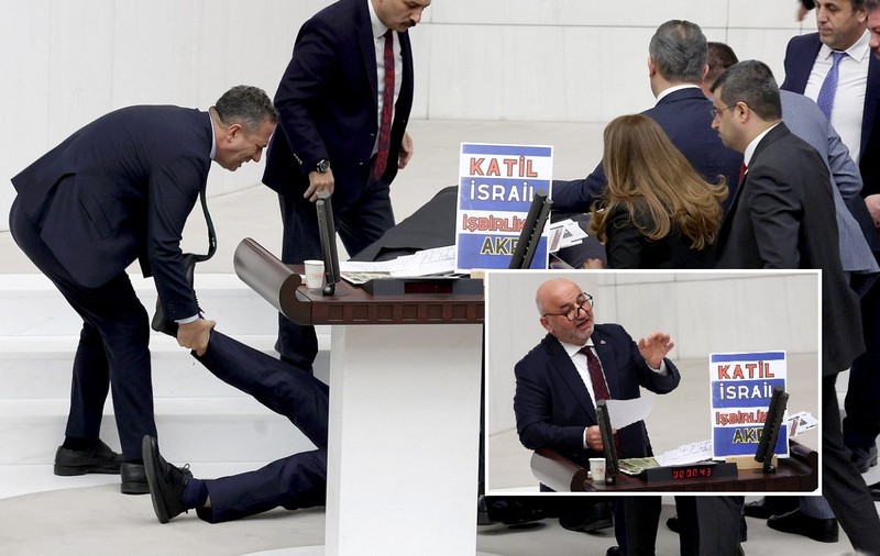 Un deputat a făcut infarct în timpul discursului din Parlamentul Turciei în care striga: „Guvernul lui Erdogan are o dragoste infinită pentru Israel”