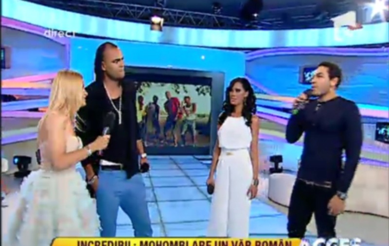 Mohombi are un văr în România
