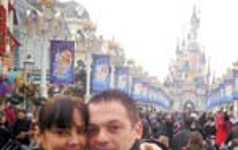 Roxana, la Disneyland in prima zi din an