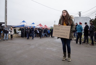 Voluntari oferă transport și cazare gratuite în orașe precum Cluj-Napoca. Foto: Vlad Chirea / Libertatea