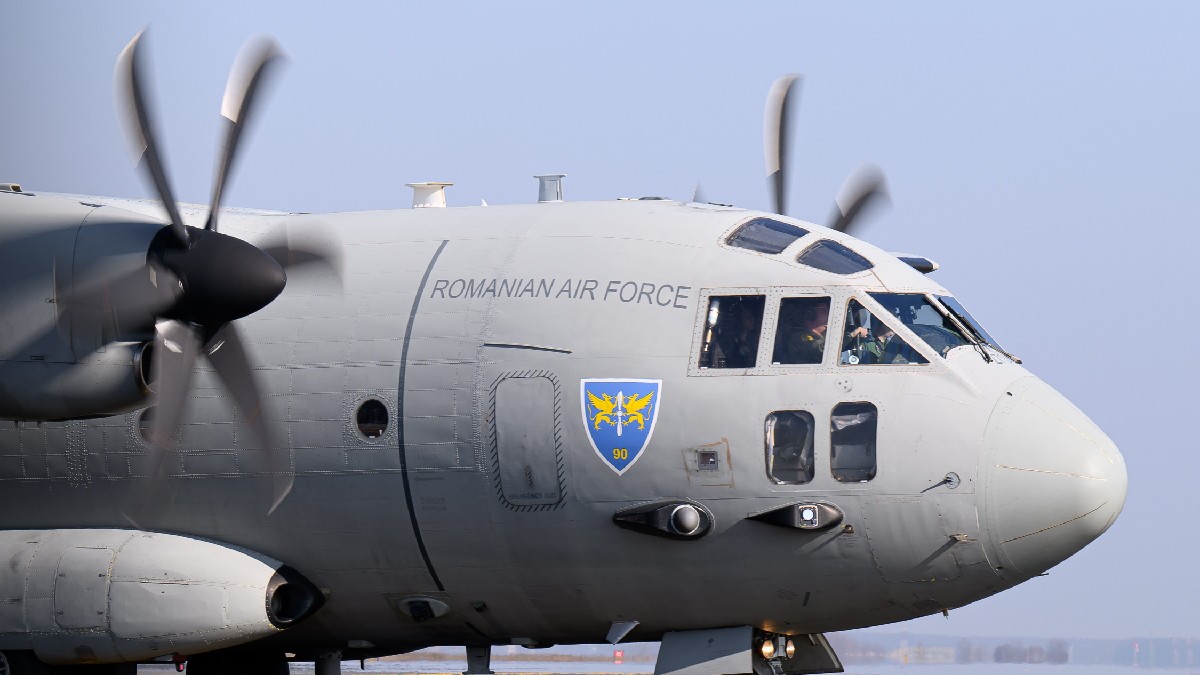 Avion C-27J Spartan al Forţelor Aeriene Române
