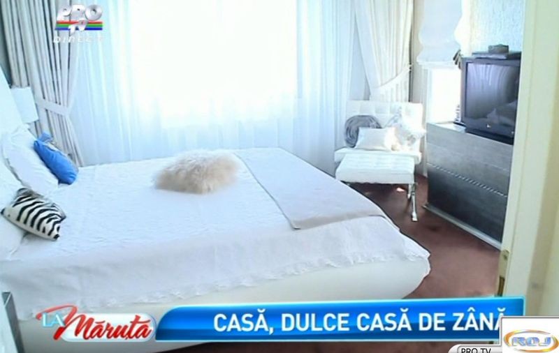 În patul acesta doarme Andreea Marin. Cum ţi se pare? | FOTO