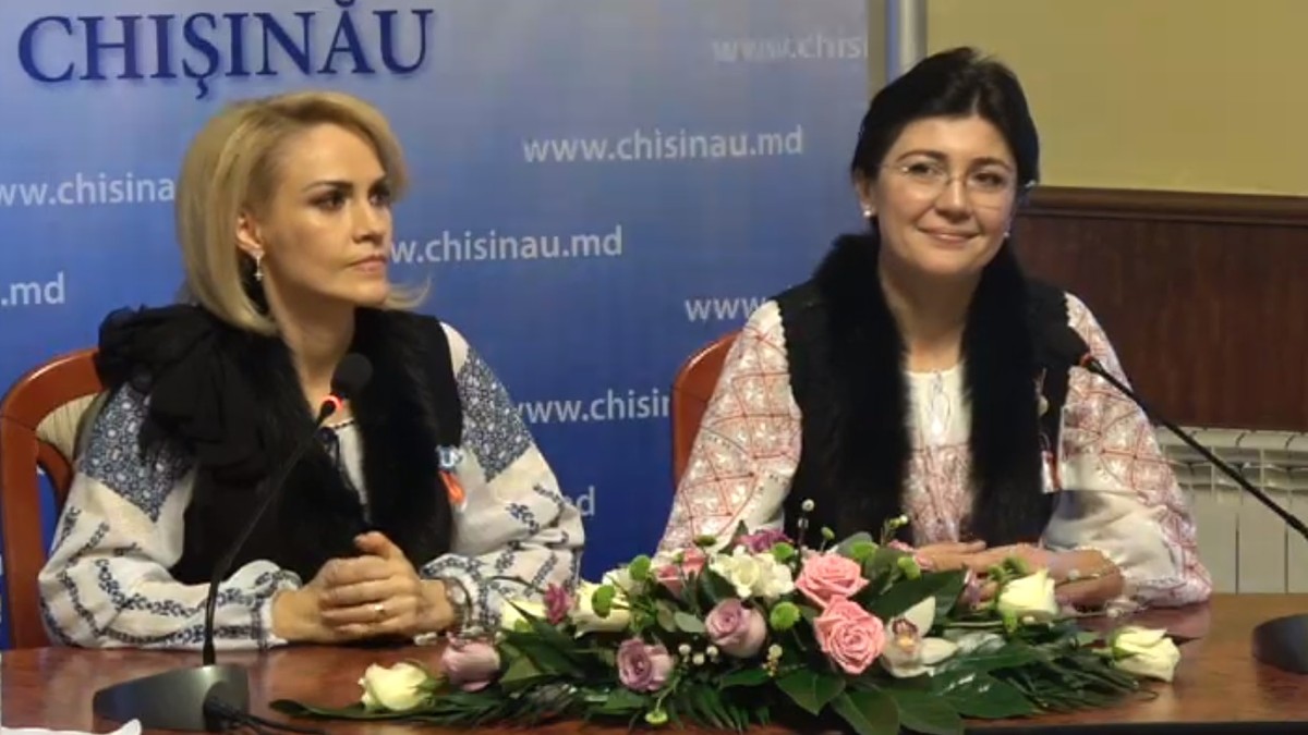 Gabriela Firea, în vizită la Chișinău