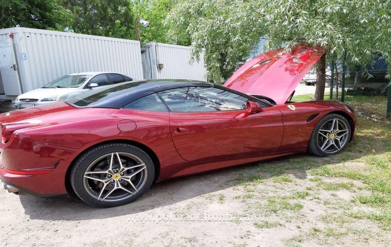 Ferrari California de 160.000 € oprit în trafic la Brăila și confiscat pe loc de la un irakian