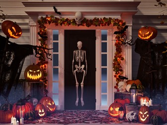 Decorațiuni pentru grădină speciale pentru Halloween