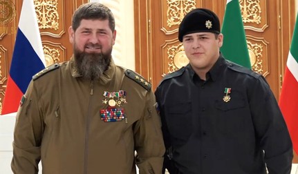 Adam, fiul cel mic al lui Ramzan Kadîrov. Foto: Profimedia Images