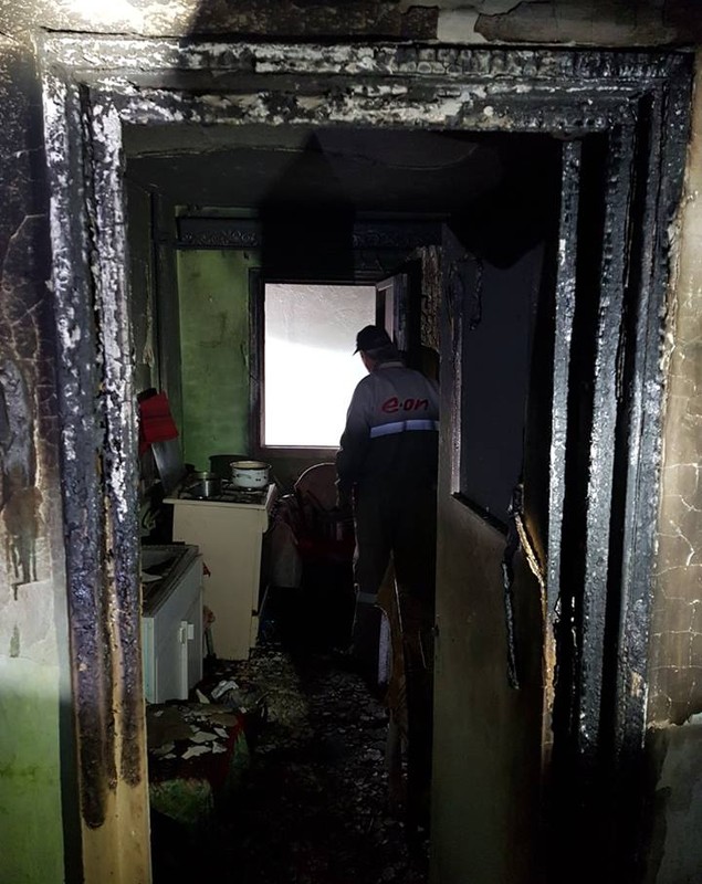 Explozia din blocul din Moinești, cauzată de o posibilă defecțiune la centrala termică de apartament| FOTO