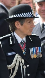Cressida Dick conduce Poliția Metropolitană din Londra din 2017.