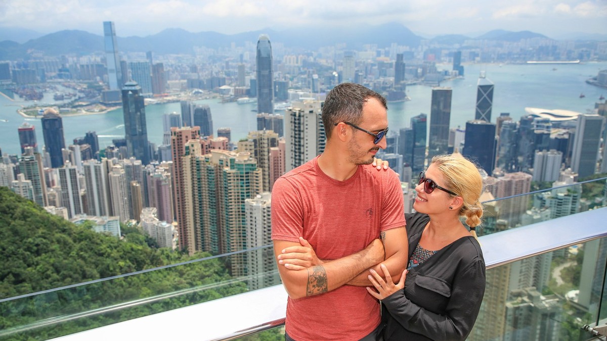 Paul și Renata Moca, în Hong Kong