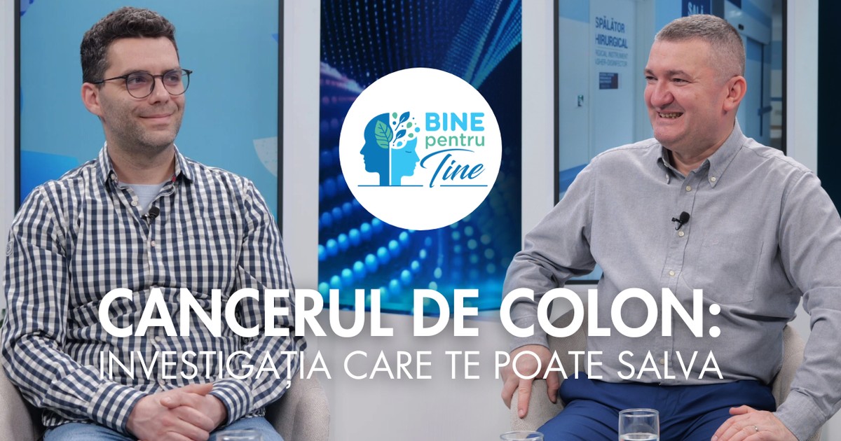 Dr. Vlad Simion, în timpul interviului din emisiunea „Bine pentru tine”