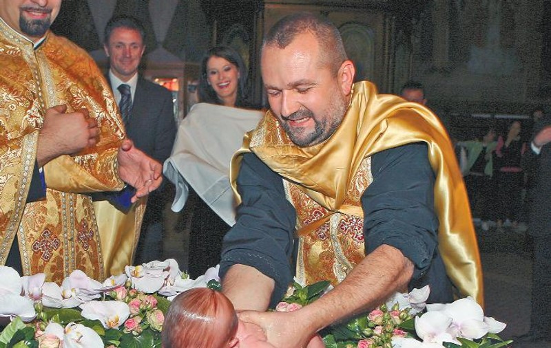 Dan Petrescu şi-a botezat fiica