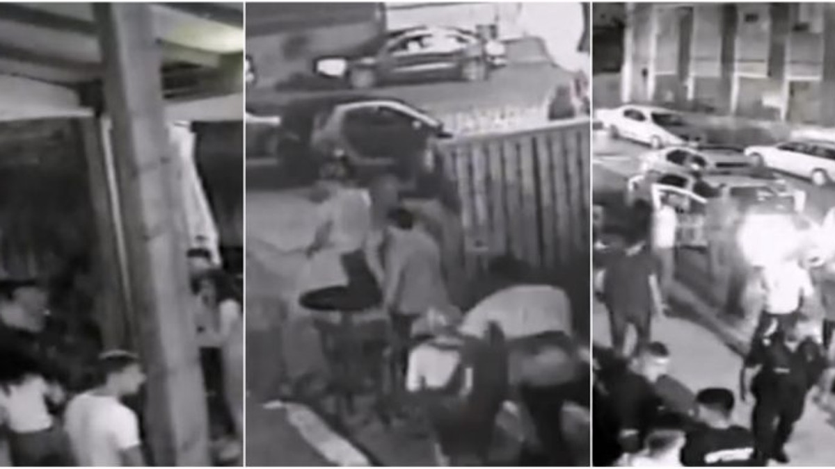 A apărut filmul complet al scandalului în timpul căruia au fost înjunghiați doi baschetbaliști