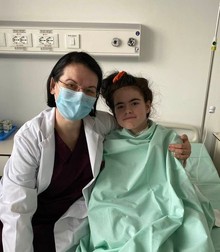 Larisa, alături de dr. Sidonia Susanu