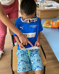 Copiii au beneficiat de control oftalmologic gratuit. Foto: Asociația Casa Bună