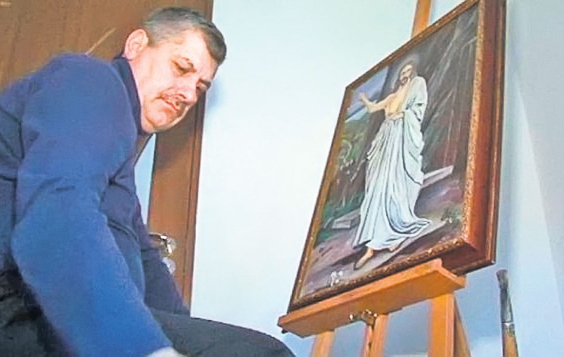Poliţistul superpictor | Operele realizate de un comisar-șef din Bistrița, apreciate peste Ocean