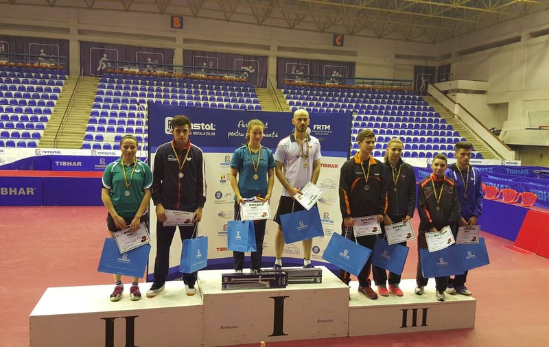 Constantin Cioti și Andreea Dragoman, campioni naționali la dublu mixt. Sâmbătă, patru finale pe TVR 2