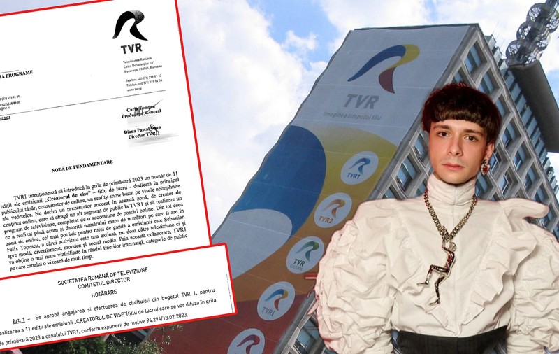 Cu mama în Consiliul de Administraţie, Sebastian Felix Țopescu, fiul fostului mare comentator sportiv, primește o emisiune la TVR. Care este bugetul