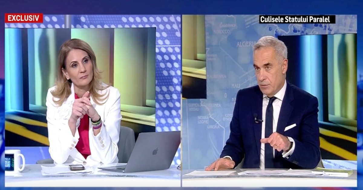 Emisiune politica la o televiziune