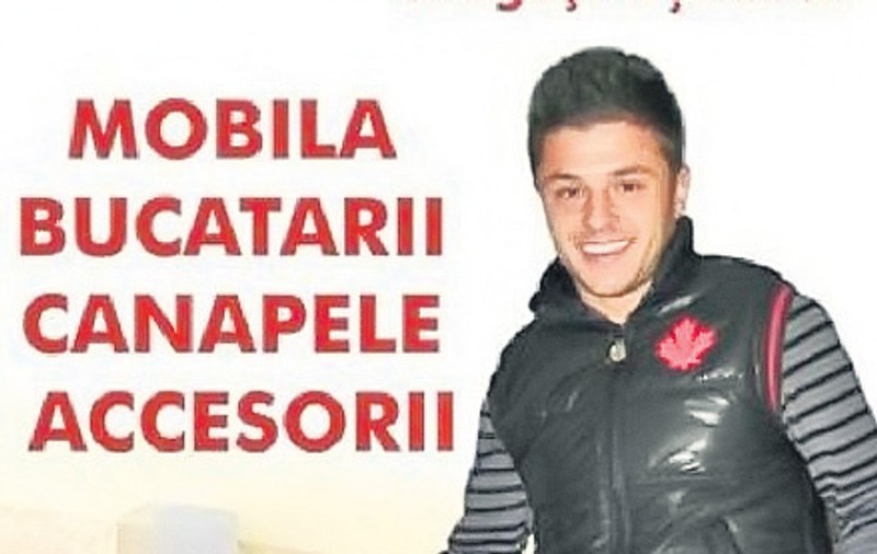 Dacă tot e jucător liber de contract, fotbalistul Firţulescu face reclamă la mobilă