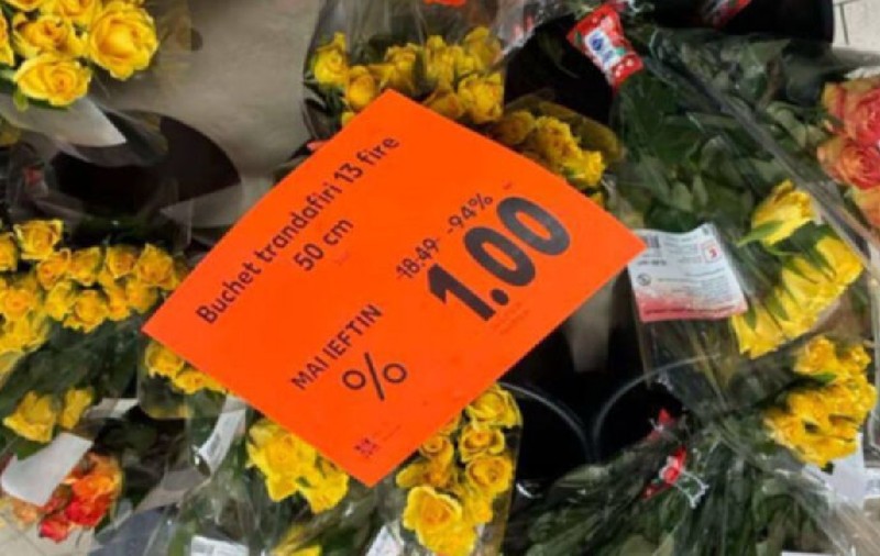 Ce spune Kaufland despre buchetele de 13 trandafiri vândute la 1 leu: ANAF ar putea verifica reducerea de 94% în perioada cu 1 Martie
