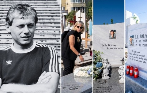 Lacrimi și emoții la mormântul „Minunii Blonde“! Mărturisirea sfâșietoare a fiicei lui Ilie Balaci: „A plecat exact când era cel mai frumos!”