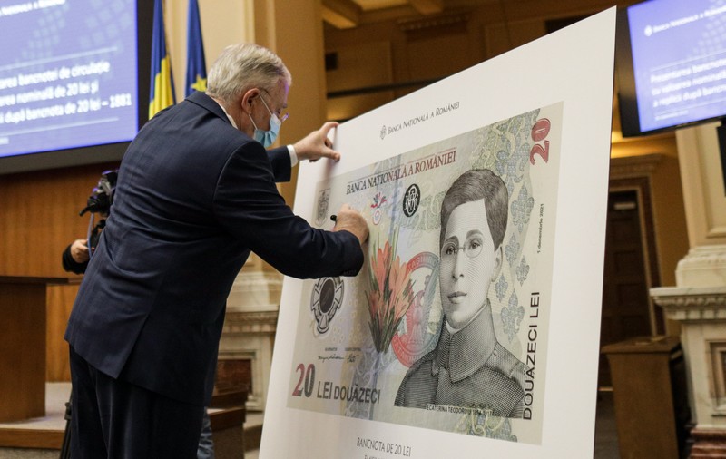 Noua bancnotă de 20 de lei conține (și ea) o mică eroare. Lingvist: „Nu e un dezastru, poate va fi corectată în timp”. Reacția BNR
