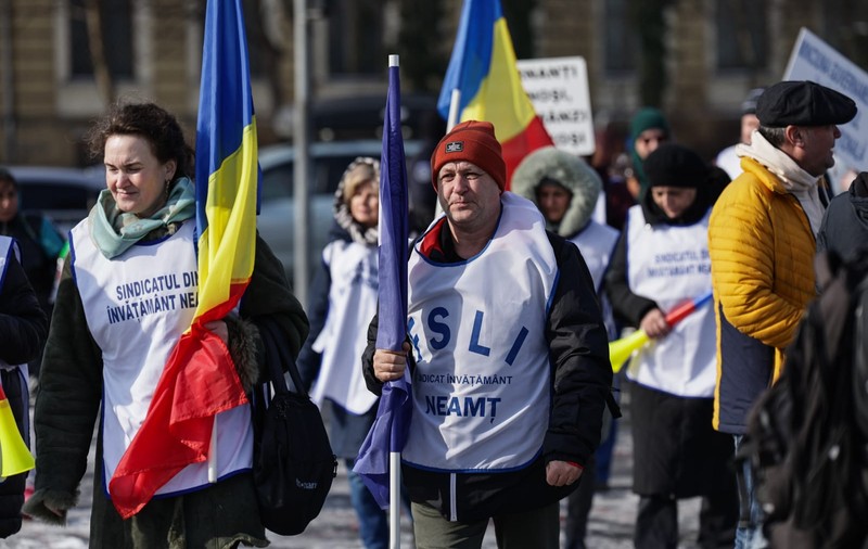 Sindicatele din Educație, protest în fața Palatului Cotroceni. Sunt așteptați să iasă în stradă peste 500 de profesori și studenți