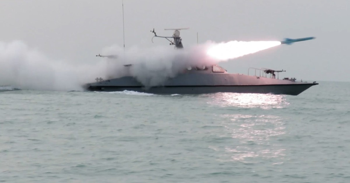 Gărzile Revoluționare din Iran, în timpul unui exercițiu militar în Strâmtoarea Ormuz. Imagine cu caracter ilustrativ Foto: Profimedia
